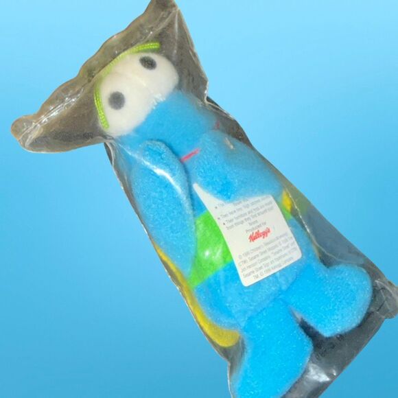 Vintage Sesame Steet Mini Beans Kelloggs Guy Smilie Elmo Tweedlebug Plush A30 - Picture 3 of 7